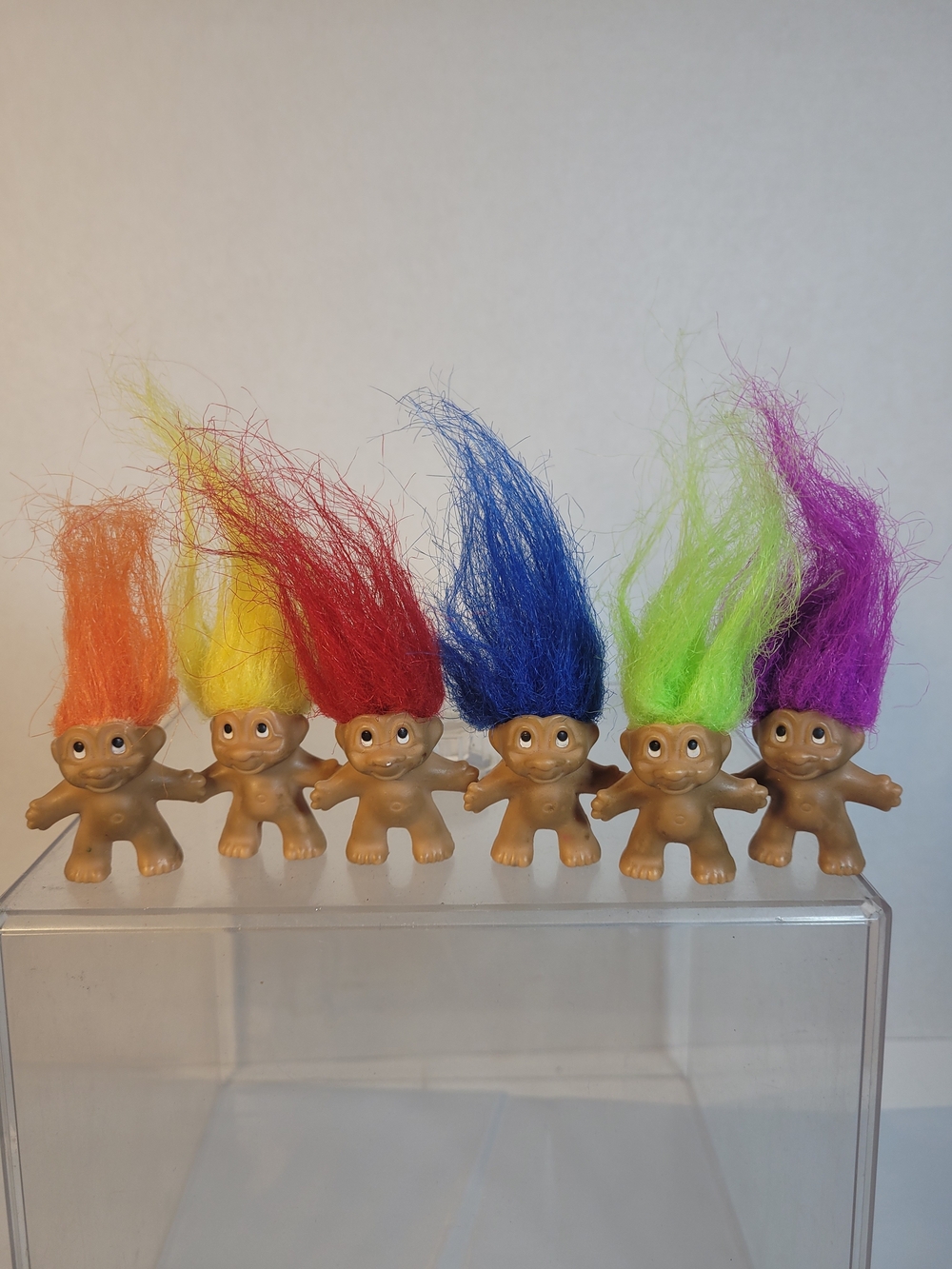 Lot Of 6 Vintage Dam 2005 Troll Pencil Toppers (D)